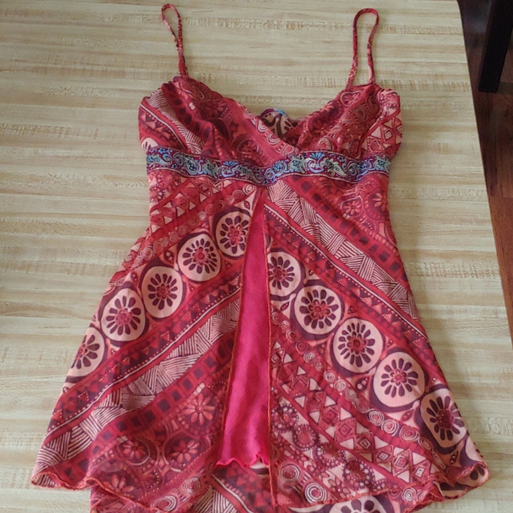 Strappy boho top